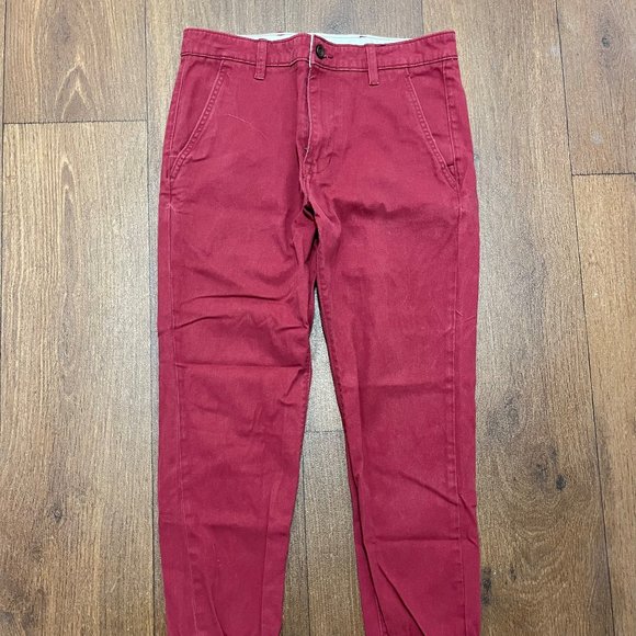 Levi's Red Jean Joggers - Picture 1 of 6